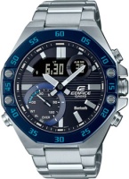Смарт-часы, Японские наручные мужские часы Casio ECB-10DB-1B. Коллекция Edifice  фото, kupilegko.ru