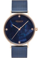 fashion наручные женские часы Obaku V268LXVLML. Коллекция Mesh  фото, kupilegko.ru