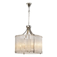 Подвесная люстра iLamp Manhattan P2554-6 NIC  фото, kupilegko.ru