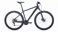 Велосипед APACHE 29 3.0 disc (29" 21 ск. рост. 17") 2020-2021, черный матовый/черный, RBKW1M69Q017 Forward  фото, kupilegko.ru