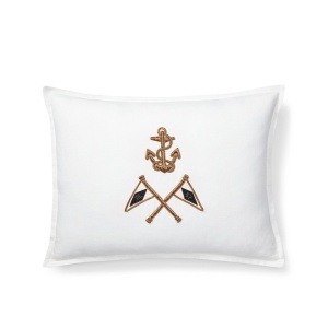 Bayview White Подушка Ralph Lauren Home  фото, kupilegko.ru