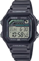 Японские наручные мужские часы Casio WS-1600H-8A. Коллекция Digital  фото, kupilegko.ru