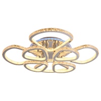 Потолочная светодиодная люстра Profit Light 8038/4+4 CHR  фото, kupilegko.ru