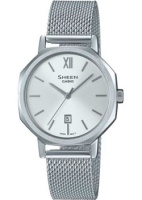 Японские наручные женские часы Casio SHE-4554M-7A. Коллекция Sheen  фото, kupilegko.ru