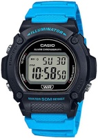 Японские наручные мужские часы Casio W-219H-2A2VEF. Коллекция Digital  фото, kupilegko.ru