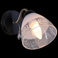Бра, светильник настенный накладной Illumico IL0287-1WSQ-29 BK AB  фото, kupilegko.ru