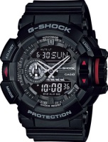 Японские наручные мужские часы Casio GA-400-1B. Коллекция G-Shock  фото, kupilegko.ru