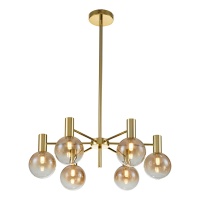 Подвесная люстра Indigo Collana 13015/6R Gold V000220  фото, kupilegko.ru