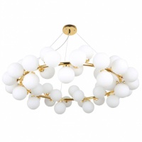 Подвесная люстра Lumina Deco Marsiada LDP 6033-40 GD  фото, kupilegko.ru