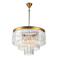 Подвесная люстра iLamp Triumph 7383/8P BR  фото, kupilegko.ru