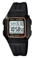 Японские наручные мужские часы Casio F-201WA-9A. Коллекция Digital  фото, kupilegko.ru