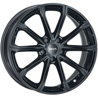 Литые колесные диски MAK DaVinci Gloss Black 7x17 5x112 ET40 D57.1 Чёрный глянцевый (F7070BRGB40VE2X)  фото, kupilegko.ru