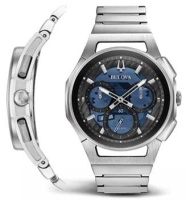 Японские наручные мужские часы Bulova 96A205. Коллекция CURV  фото, kupilegko.ru
