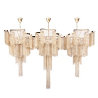 Подвесная люстра Loft IT Stream 10208/1400R Gold  фото, kupilegko.ru