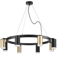 Подвесная люстра Lightstar Rullo (571018+214440-4+214437-4+202430-8) LR0184043740  фото, kupilegko.ru
