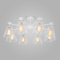 Потолочная люстра Eurosvet Trappola 70107/8 белый  фото, kupilegko.ru