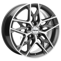 Литые колесные диски Carwel Сошно 1709 (Camry) 7x17 5x114.3 ET45 D60.1 Серый с полированной лицевой частью (32723)  фото, kupilegko.ru
