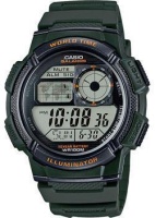 Японские наручные мужские часы Casio AE-1000W-3A. Коллекция Digital  фото, kupilegko.ru