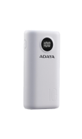 Аккумулятор ADATA P10000QCD, Li-Ion, 10000 мАч, белый  фото, kupilegko.ru