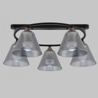 Потолочная люстра IMEX MD.5948-5-S-BK+AB  фото, kupilegko.ru