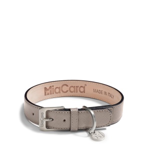 Torino Taupe Ошейник для собак M MiaCara  фото, kupilegko.ru