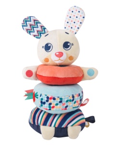 Развивающая пирамидка Зайка Лаки 45513 GU  фото, kupilegko.ru