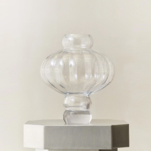 Balloon 03 Glass Clear Ваза Louise Roe  фото, kupilegko.ru