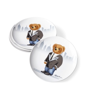 Haven City Bear Набор тарелок на 4 персоны Ralph Lauren Home  фото, kupilegko.ru