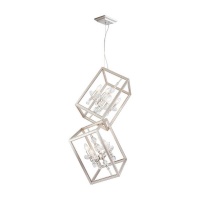 Подвесная люстра Lucia Tucci Inessa 3850.8 Silver  фото, kupilegko.ru