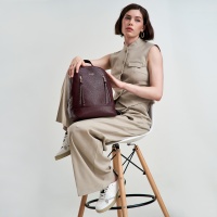 Кожаный рюкзак женский Dr.Koffer 70234BR-95 27323 DK  фото, kupilegko.ru