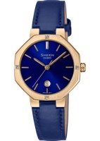 Японские наручные женские часы Casio SHE-4543GL-2A. Коллекция Sheen  фото, kupilegko.ru