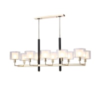 Подвесная люстра Crystal Lux Maestro SP-PL10 L1100 Gold  фото, kupilegko.ru