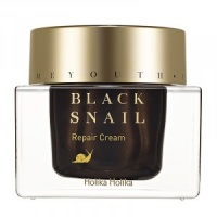 Восстанавливающий крем с улиткой Holika Holika Prime Youth Black Snail Repair Cream  фото, kupilegko.ru