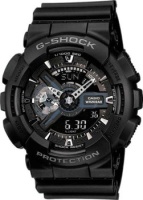 Японские наручные мужские часы Casio GA-110-1B. Коллекция G-Shock  фото, kupilegko.ru