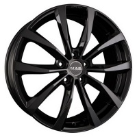 Литые колесные диски MAK WOLF Gloss Black 8x19 5x112 ET39 D66.45 Чёрный глянцевый (F8090WFGB39WS2X)  фото, kupilegko.ru