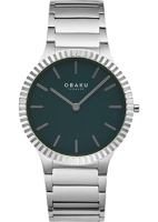 fashion наручные мужские часы Obaku V292GXCESC. Коллекция Linje Jude  фото, kupilegko.ru