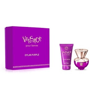 Женский парфюмерный набор подарочный VERSACE DYLAN PURPLE 142500303 LT  фото, kupilegko.ru