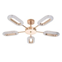 Потолочная светодиодная люстра Arte Lamp Ovale A2489PL-5GO  фото, kupilegko.ru