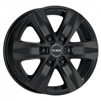 Литые колесные диски MAK Stone 6 Gloss Black 8.5x20 6x114.3 ET45 D66.1 Чёрный глянцевый (F85206TGB45ZN4)  фото, kupilegko.ru