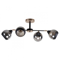 Потолочная люстра IMEX MD.51848-4-S-BK+CPN  фото, kupilegko.ru