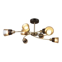 Потолочная люстра IMEX MD.4045-8-S AB+BK  фото, kupilegko.ru