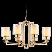 Подвесная люстра Illumico IL6201-8P-27 GD  фото, kupilegko.ru