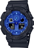 Японские наручные мужские часы Casio GA-100BP-1A. Коллекция G-Shock  фото, kupilegko.ru