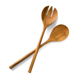 Teak Ложки для салата 2 шт. Hankar  фото, kupilegko.ru