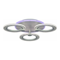 Потолочная светодиодная люстра Reluce 20309-0.3-3+1 WT 57W  фото, kupilegko.ru