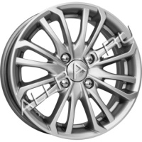 Литые колесные диски КиК (K&K) Рим 6x15 4x108 ET18 D65.1 Серый тёмный глянцевый (72593)  фото, kupilegko.ru