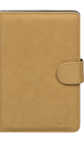 Чехол-книжка RIVACASE 3012 универсальный 7'', кожзам, бежевый  фото, kupilegko.ru