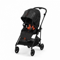 Прогулочная коляска с дождевиком Cybex Melio Street Real Black  фото, kupilegko.ru