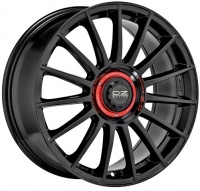 Литые колесные диски Oz Racing Superturismo Evoluzione 8x18 5x112 ET35 D75 Глянцевый чёрный  с красными буквасми (W01854205M4)  фото, kupilegko.ru