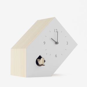 Nendo Cuckoo Tilt Часы настольные Takata  фото, kupilegko.ru
